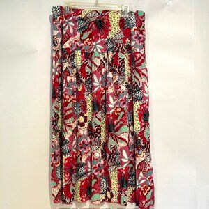 Gallery UK pleated skirt with side slit